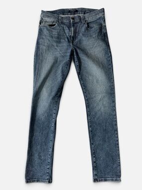 Fidelity mens 34x34 slim fit Torino stretch denim blue jeans EUC